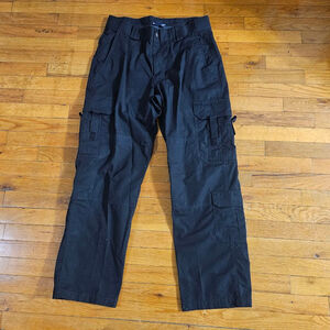 5.11 Tactical Series Men's Black Cargo Pants Waist 34